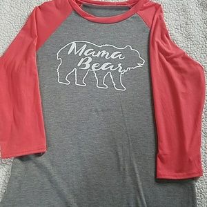 3/4 mama bear shirt